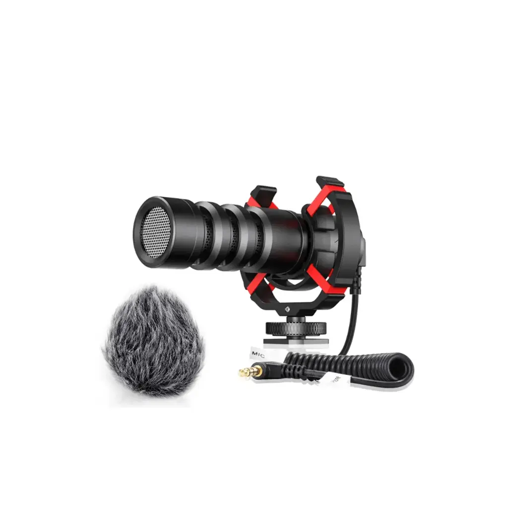 [AU003] Micrófono Mamen tipo Shotgun cardioide Jack 3.5mm