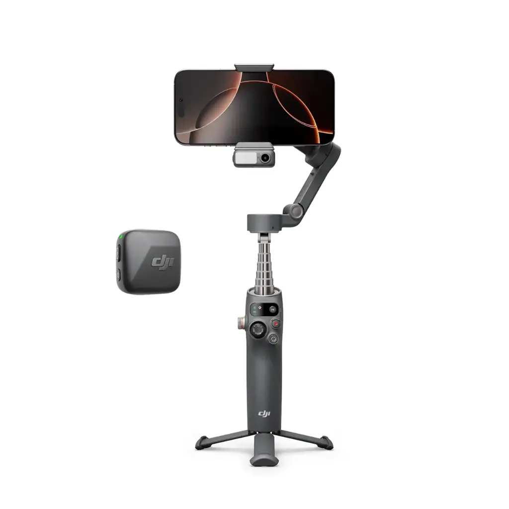 Estabilizador de 3 ejes Dji Osmo Mobile 7P + Mic Mini (TX)
