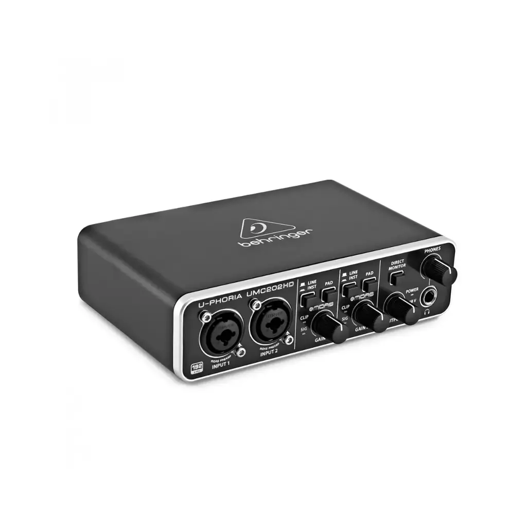 Interfaz de Audio Behringer U-PHORIA UMC202HD