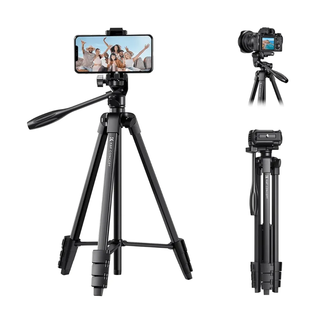 Trípode Viajero KF&Concept  1.52m S-174A1