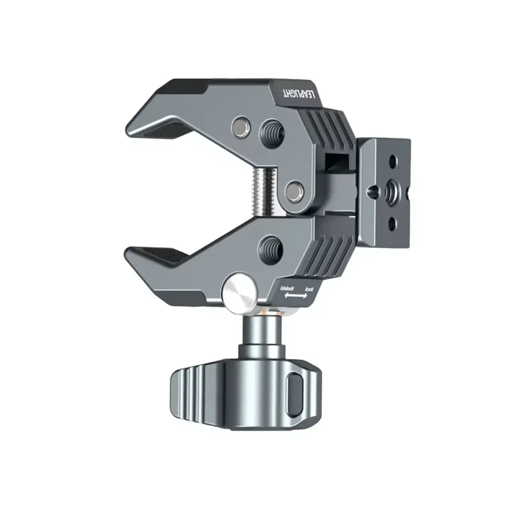 [AC068] Abrazadera metálica Leaplight ajustable con rosca 1/4" NATO