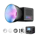 Luz de video LED Ulanzi C60RGB COB 3300mAh Portátil 60w