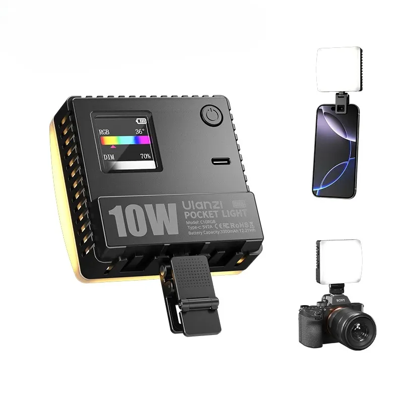[LL027] Luz LED ulanzi C10 10W RGB