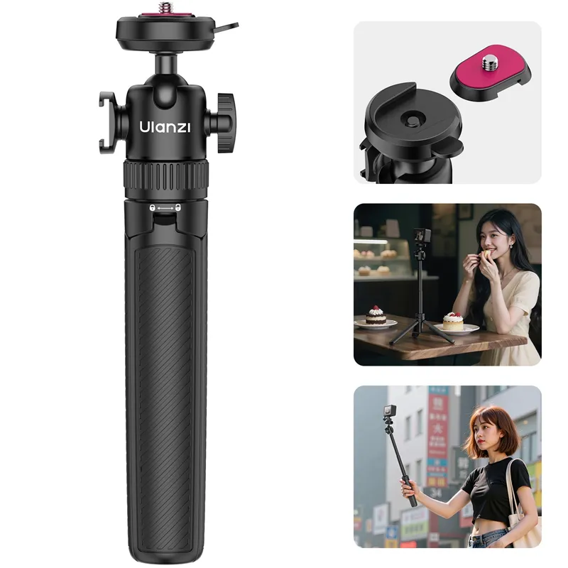 [TR003] Trípode Ulanzi MT-90 osmo pocket/osmo action con lanzamiento rápido CKA extensible 62cm