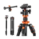 Trípode profesional KF&Concept O234A7+BH28L 2M  extensión para tomas cenitales + monopie + cabezal de bola panorámico BH28L