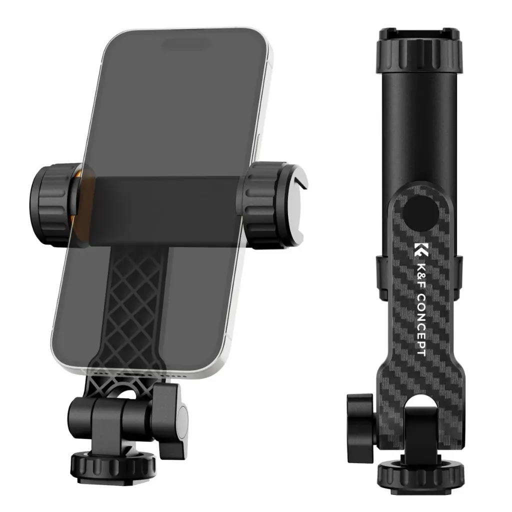 [SP002] Soporte plástico ABS multifuncional de clip KF CONCEPT con doble zapata fría y orificio roscado